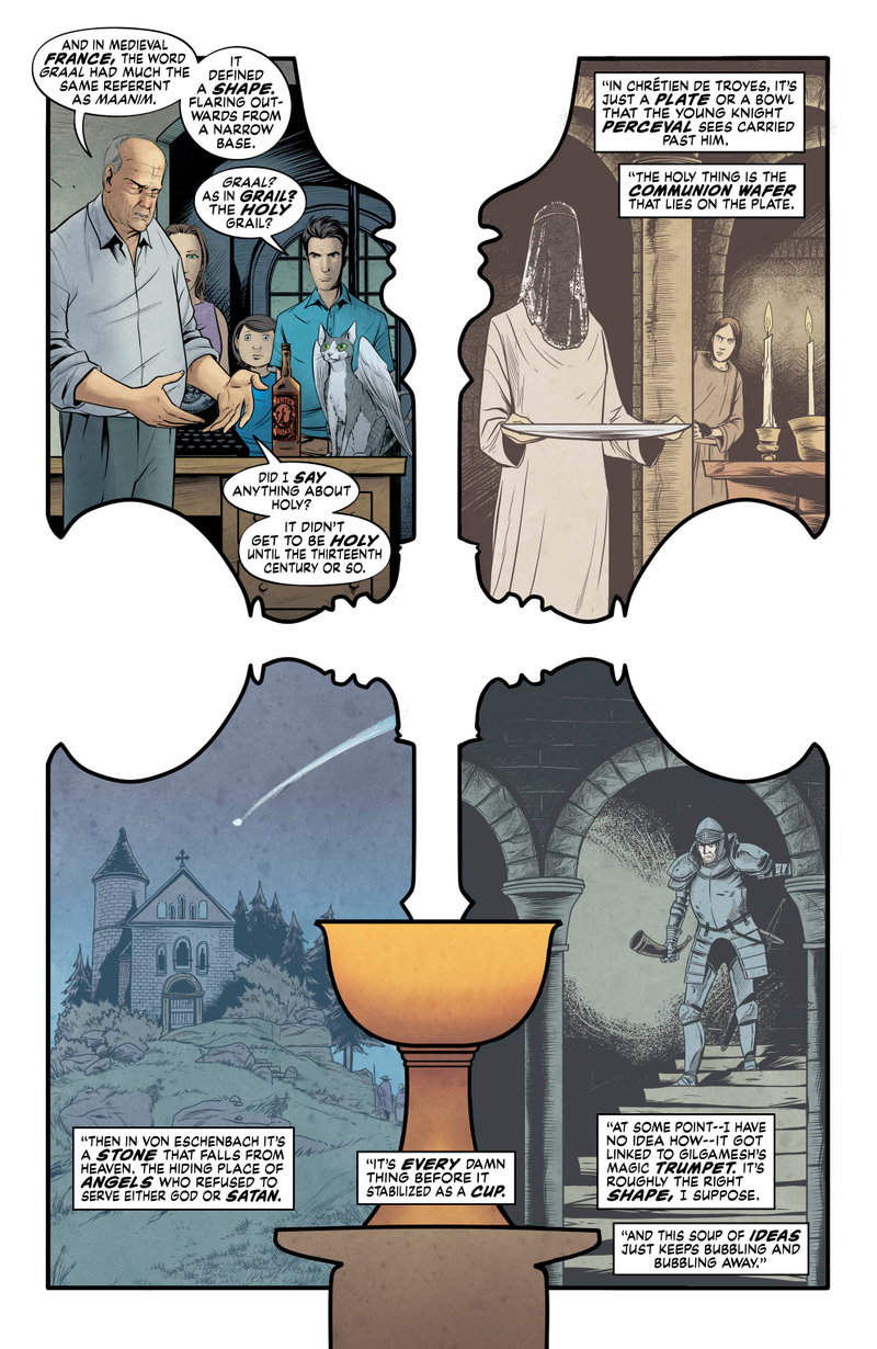 Illustration for article titled Exclusive DC preview: The Unwritten: Apocalypse #6 searches for the Holy Grail